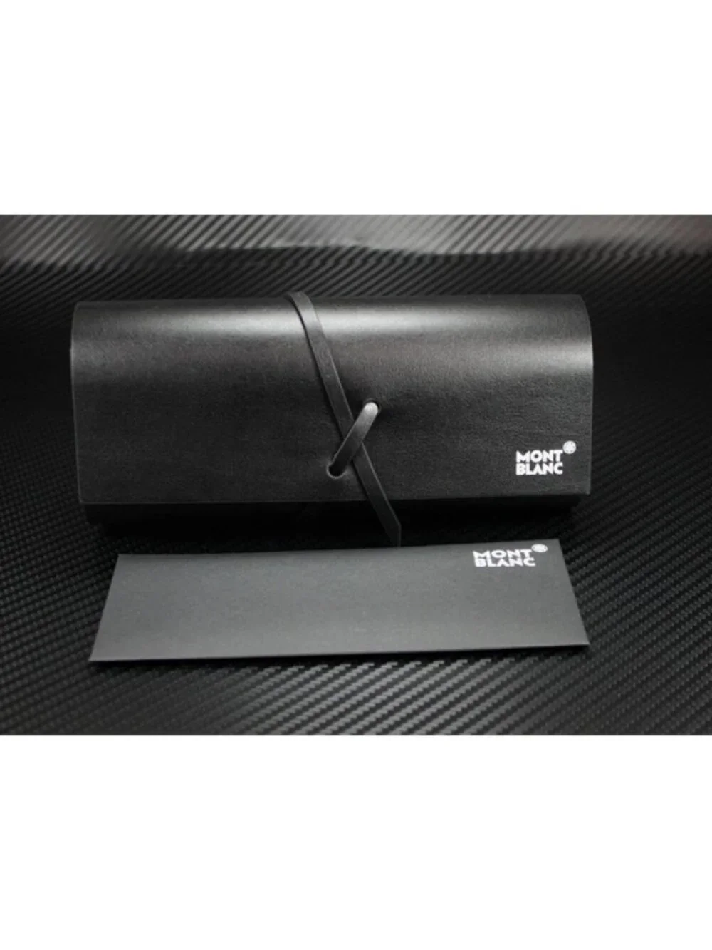 New Montblanc Men Black Sunglasses 52-18-145